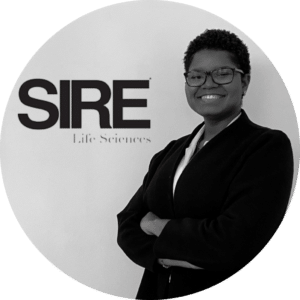 Portretfoto van Nyasha Underwood, Manager Client Service & Compliance bij SIRE® Life Sciences